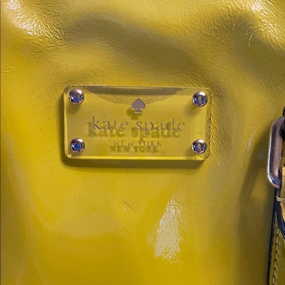 Kate Spade Yellow Patent Leather Handbag - Picture 2 of 10